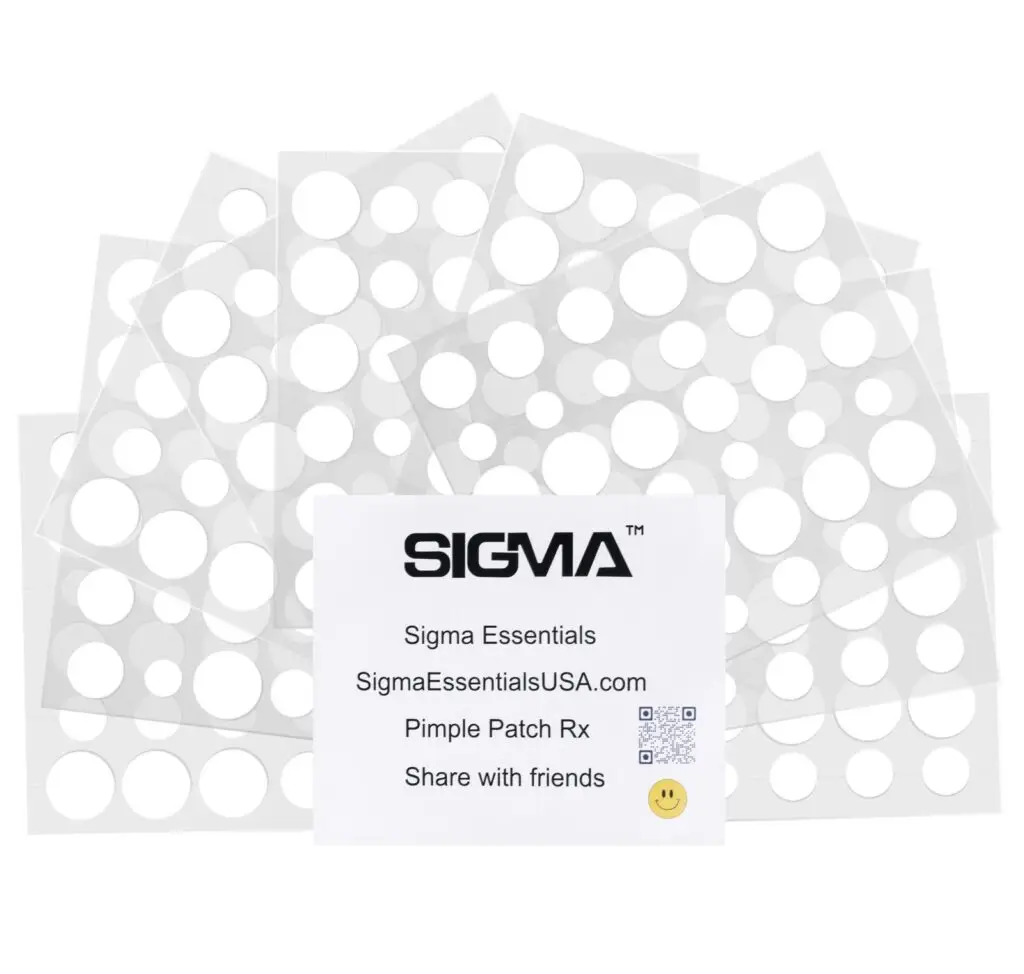 Pimple Patch Rx fan 9 sheets 36 patches size S M L XL total 324 patches 1 box great value deal Sigma Essentials acne treatment