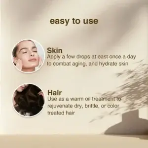 Prickly Pear Seed Oil easy application for face and hair multi-use beauty oil