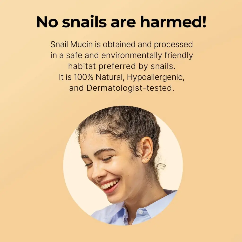 Best cruelty-free snail mucin skincare ethical snail secretion essence hypoallergenic anti-aging serum dermatology tested sensitive skin natural skincare